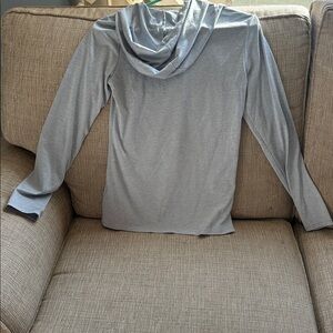 Nike Heather Gray Long Sleeve Top
